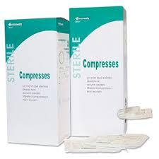 Compresse et bandage Boite de 100 Compresses stériles 15x15cm EUROMEDIS