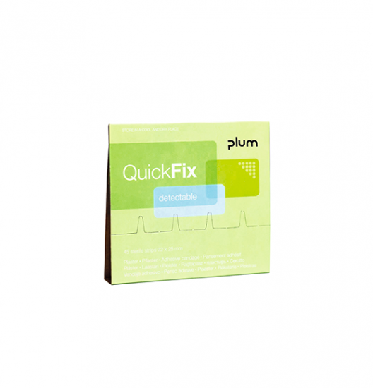 Désinfection Recharge QuickFix 45 pansements détectables PLUM