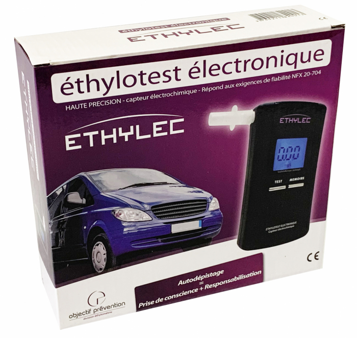 ETHYLEC Ethylotest électronique - My Pharmacie Box