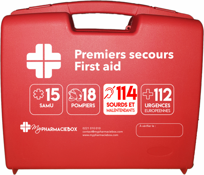Achetez une Trousse de secours SST Hémorragie - My Pharmacie Box